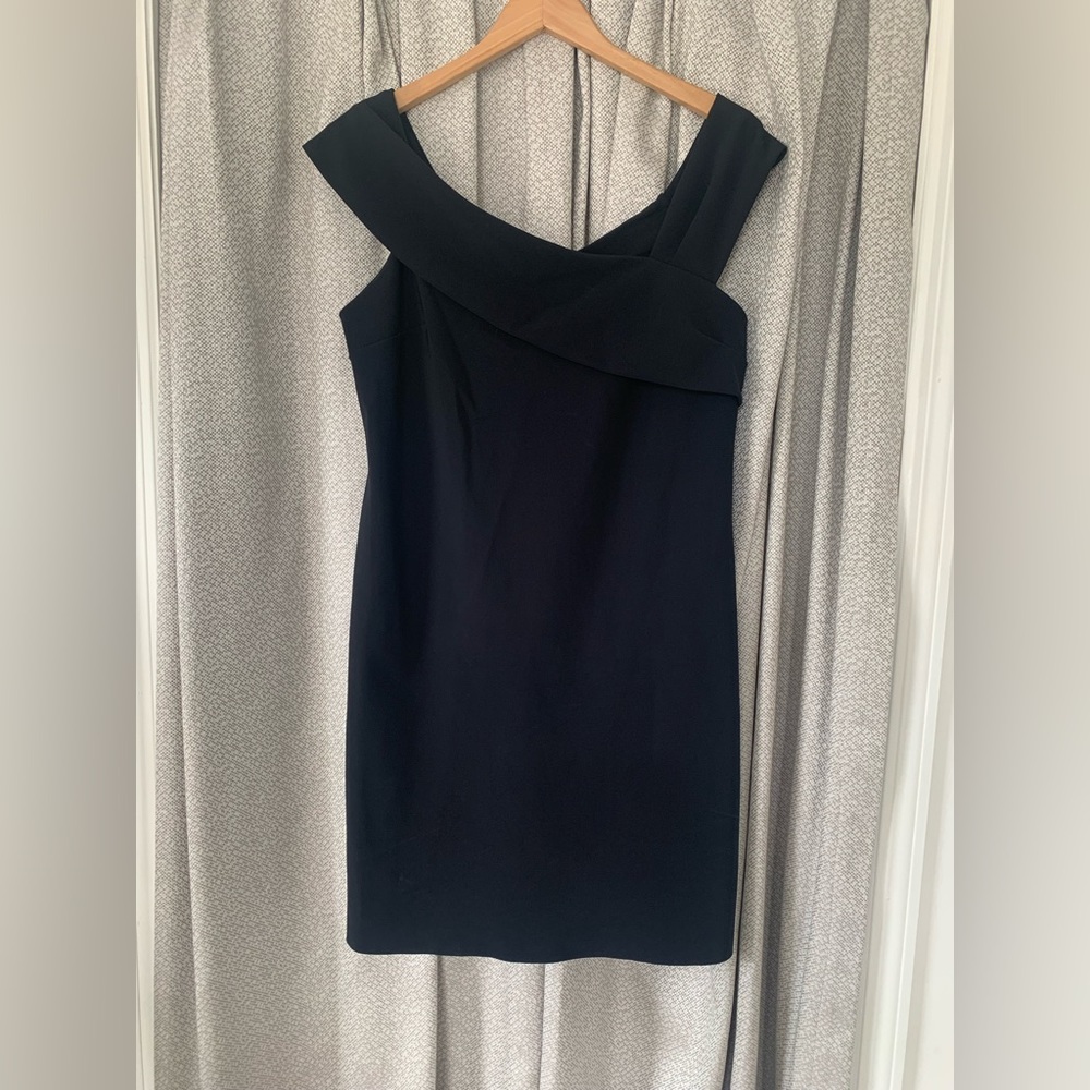 Rickie Freeman For Teri Jon
Off-Shoulder Stretch Dress